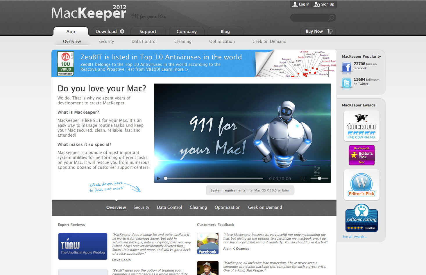 Mackeeper Antivirus Screenshot
